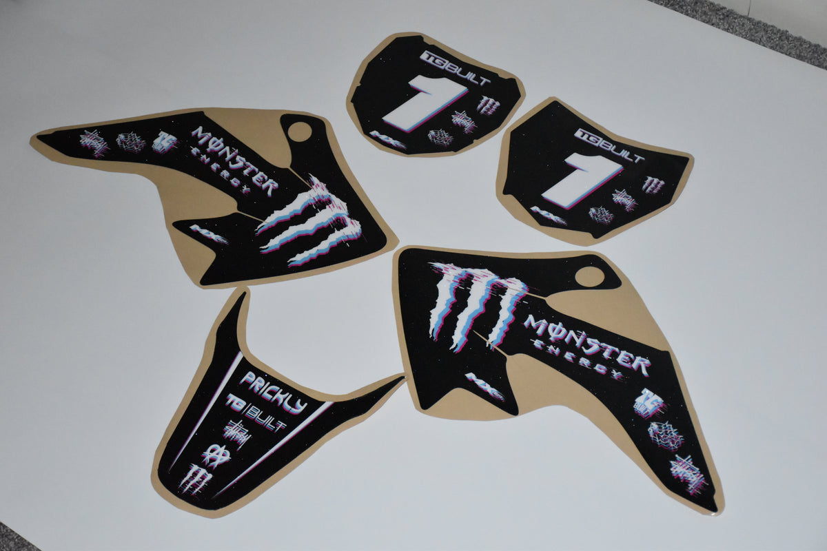 Monster GLITCH CRF50/Razor graphics kit – detail view