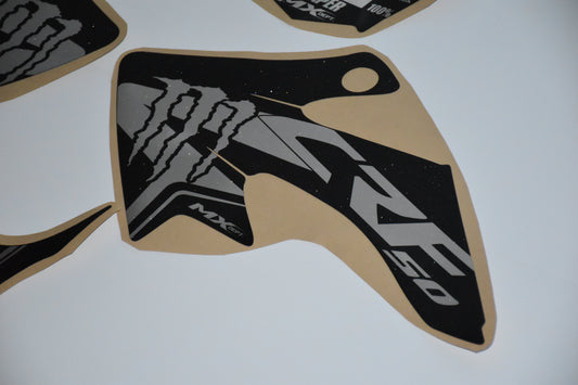 CRF50 Monster graphics kit – shroud graphics close-up