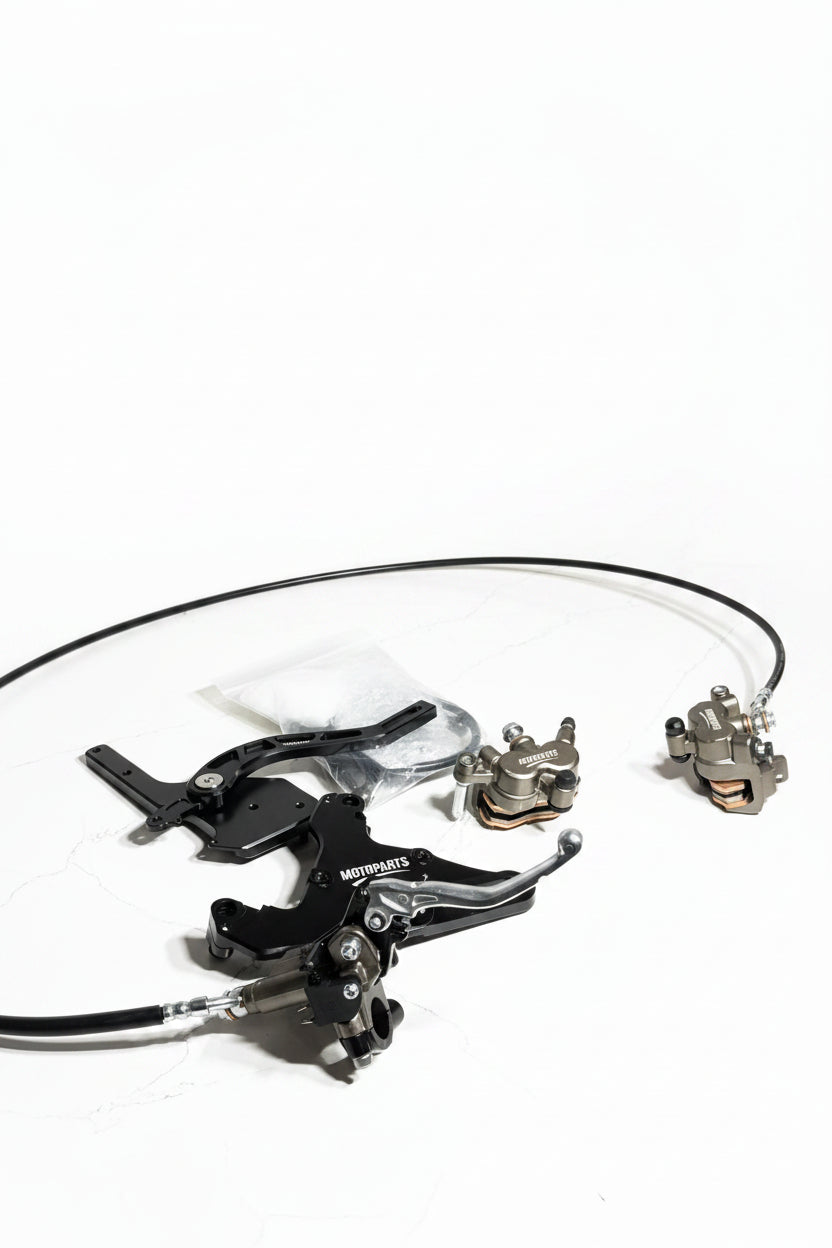 Tuttio Yozma footbrake and handbrake kit with dual caliper mount – view 4