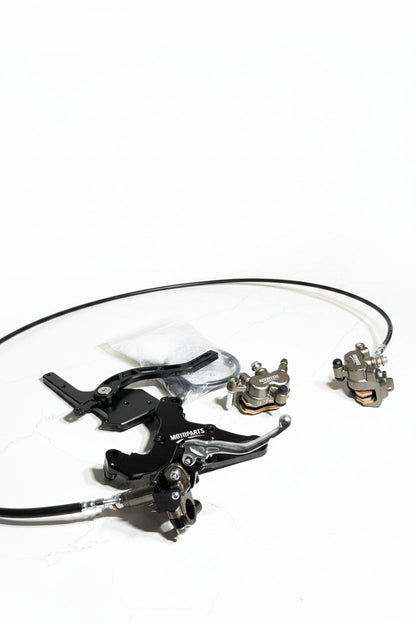 Tuttio Yozma footbrake and handbrake kit with dual caliper mount – view 4