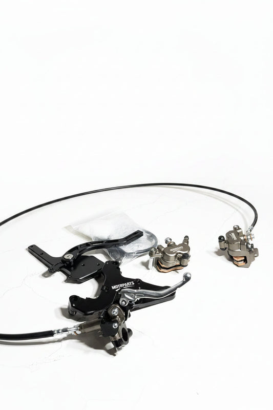 Tuttio Yozma footbrake and handbrake kit with dual caliper mount – view 4