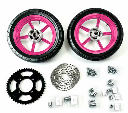 14" Supermoto Wheel & Tire Set — view 2