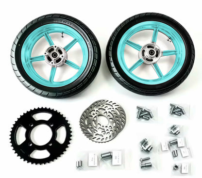 14" Supermoto Wheel & Tire Set — view 4