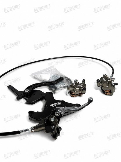 Tuttio Yozma footbrake and handbrake kit with dual caliper mount