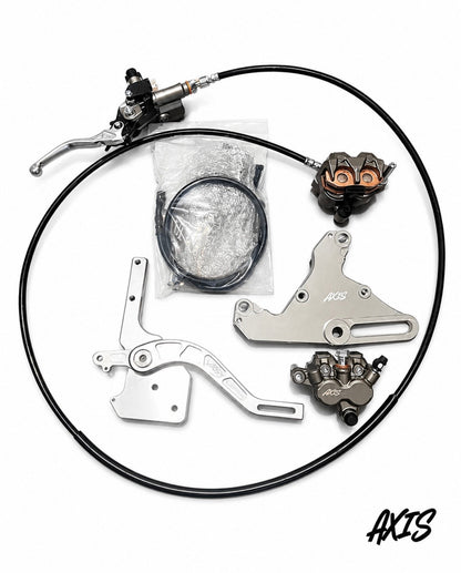 Complete foot brake and hand brake kit for Tuttio and Yozma e-moto