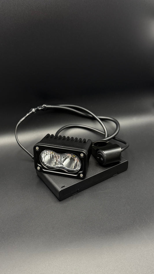 Battery powered 2700 lumen Baja light kit for any bike - Motowatts