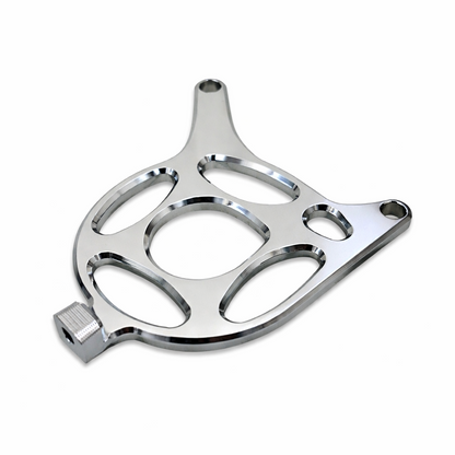 Tuttio metal spiked motor cover in chrome and black