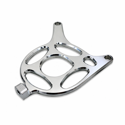 Tuttio metal spiked motor cover in chrome and black