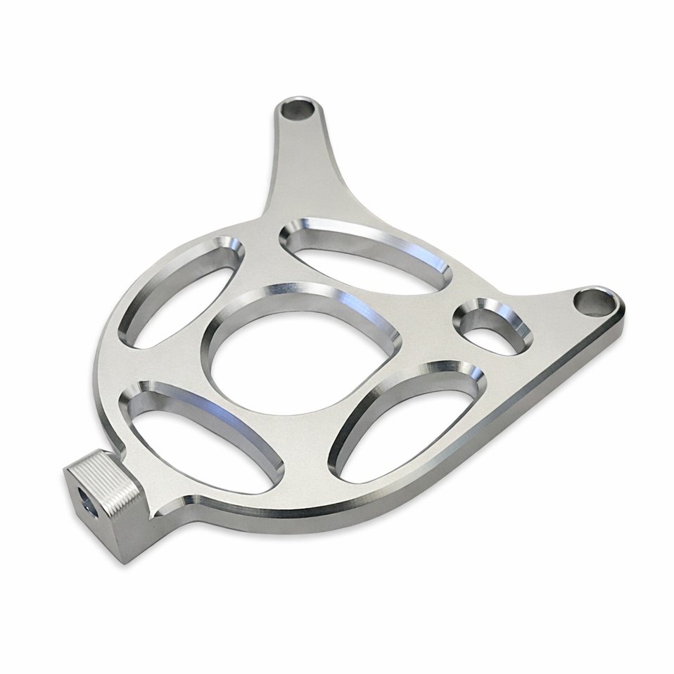 Tuttio metal spiked motor cover in chrome and black – view 3