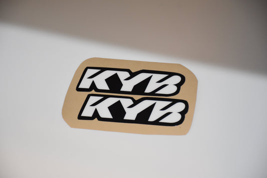 KYB Fork Stickers