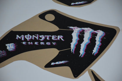 Monster GLITCH CRF50/Razor graphics kit – side panel graphics