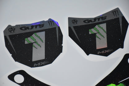 Monster CRF50/Razor graphics kit – fork guard graphics