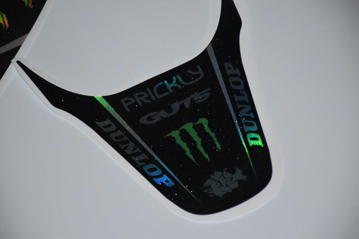 Monster CRF50/Razor graphics kit – number plate graphics