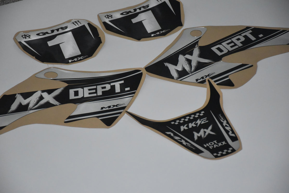 MX Originals CRF50/Razor graphics kit – fork guard graphics