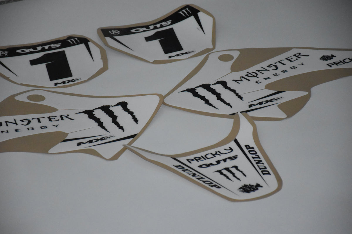 Ghost Monster CRF50/Razor graphics kit – fork guard graphics