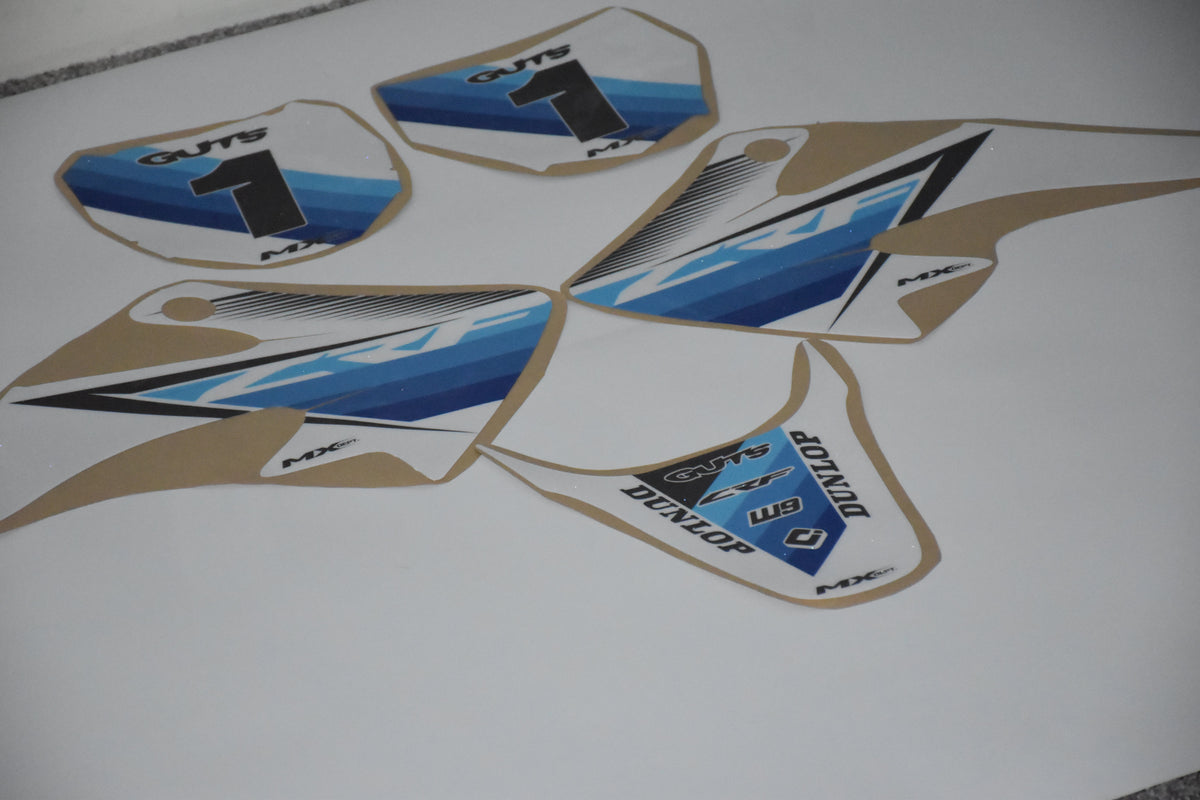Blue Sky CRF50/Razor graphics kit – fork guard graphics