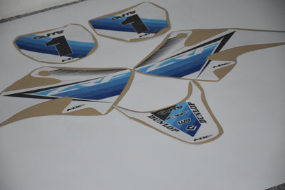 Blue Sky CRF50/Razor graphics kit – fork guard graphics