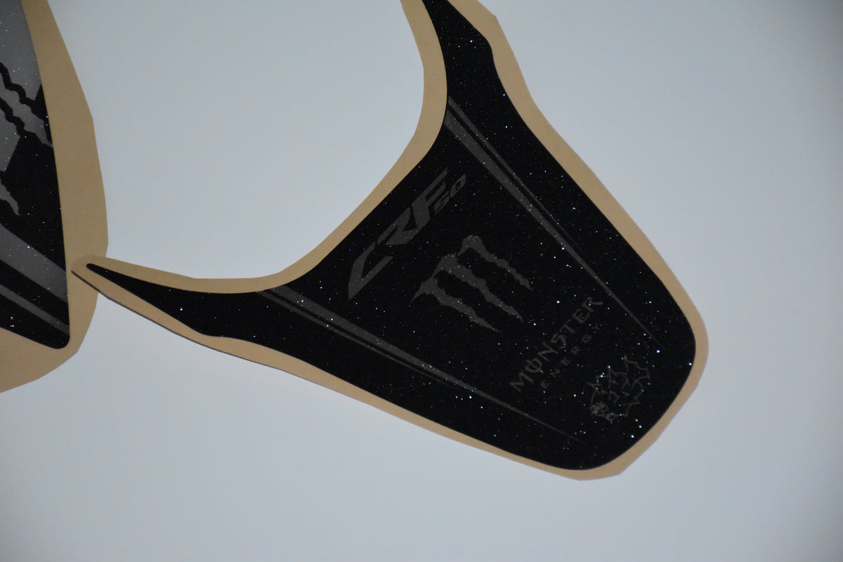 CRF50 Monster graphics kit – fork guard graphics