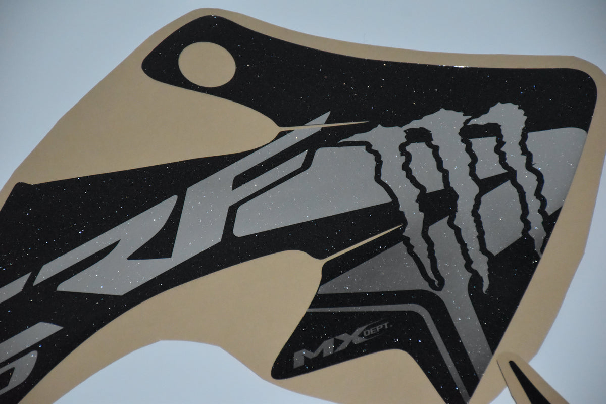 CRF50 Monster graphics kit – rear fender graphics