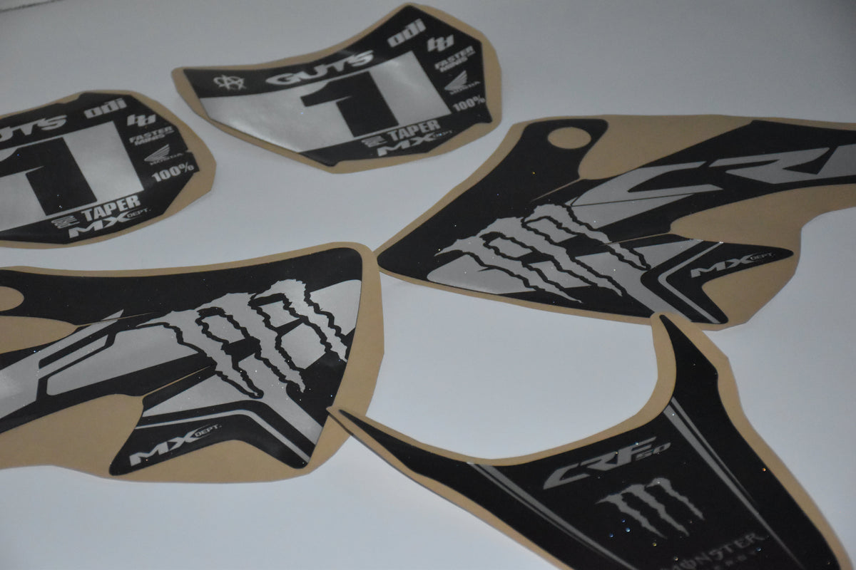 CRF50 Monster graphics kit – detail view