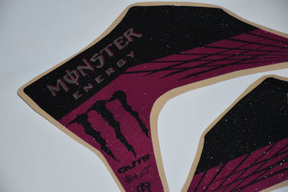Ripped Monster Razor SX500 graphics kit – side panel graphic close-up