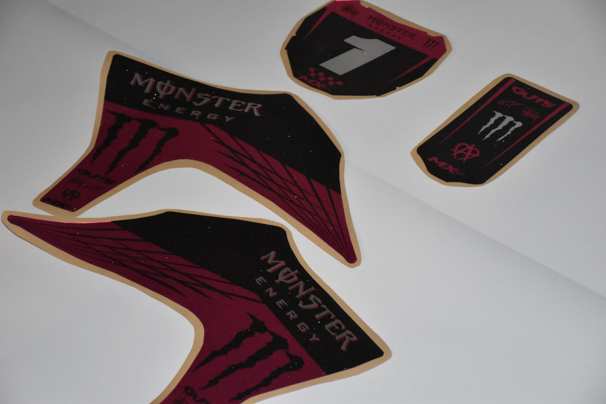 Ripped Monster Razor SX500 graphics kit – full kit, angled view