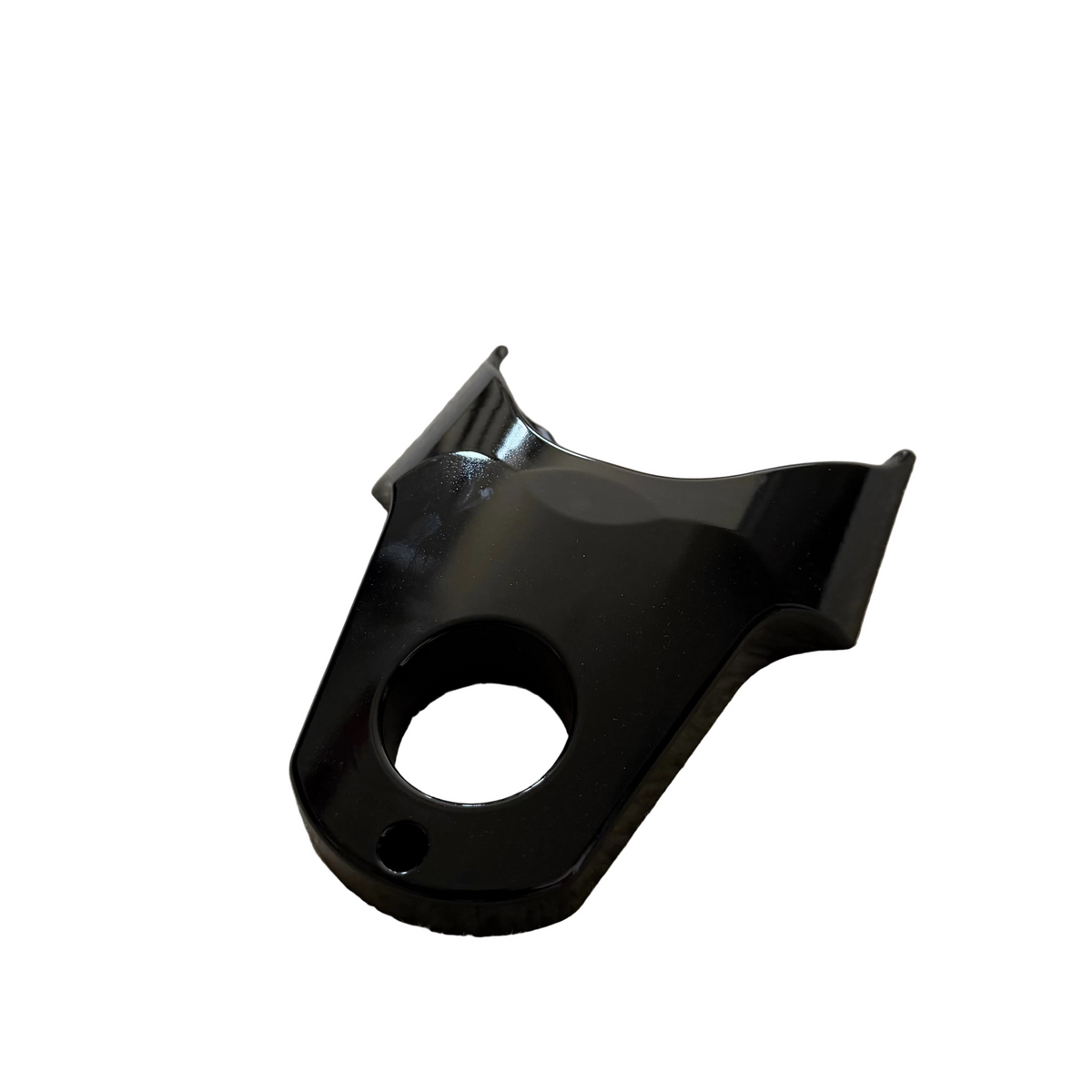 Tuttio battery frame cover in glossy black and carbon fiber – view 5
