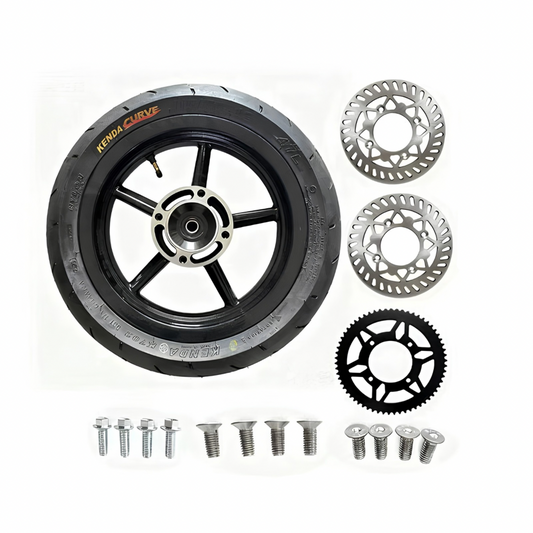 12" Supermoto Wheel Set for All Mini-Motos