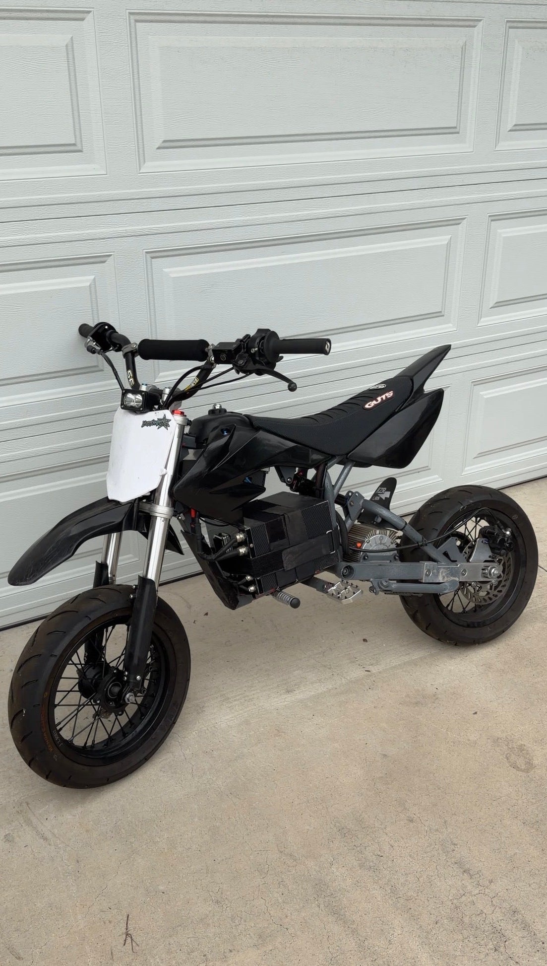 Mini moto built with Motowatts parts