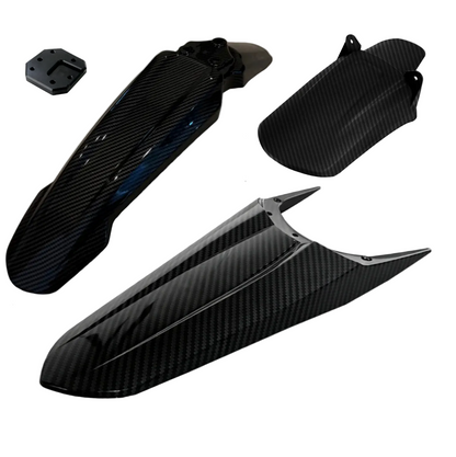 Tuttio Upgraded Fender Kit – Front + Rear, Glossy Black or Carbon Fiber