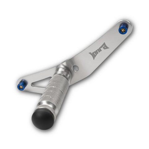 Yozma Strike foot lock shift lock in chrome and gloss black